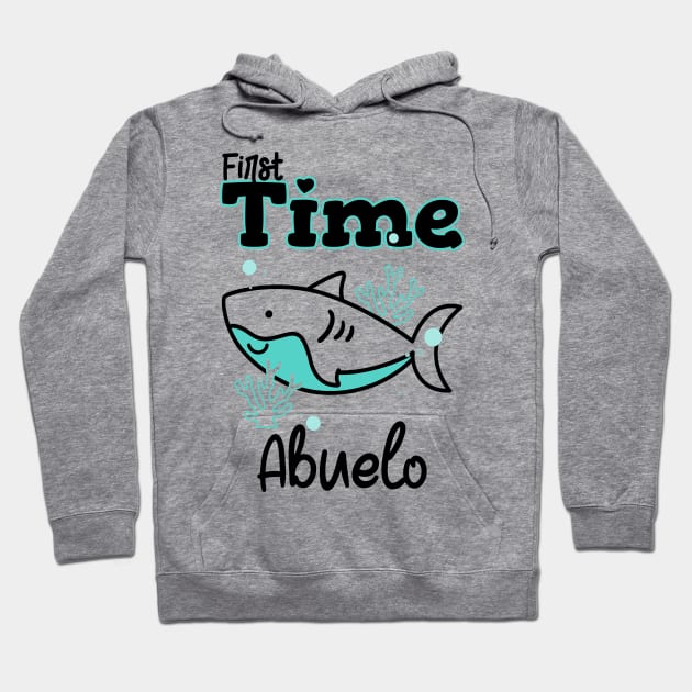 First Time Abuelo Hoodie by Pixels, Prints & Patterns